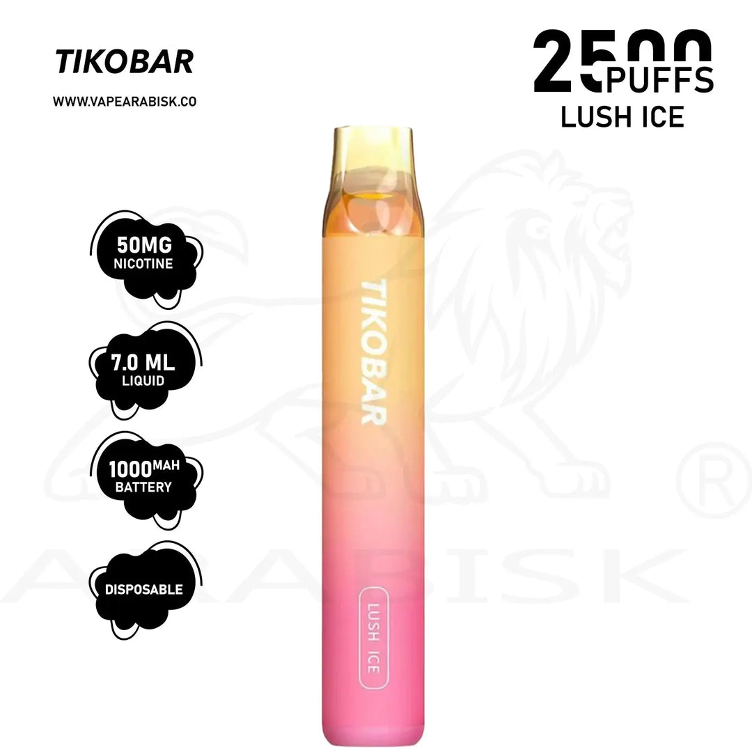 TIKOBAR LUX - Lush Ice 2500 Puffs 50mg TIKOVapes