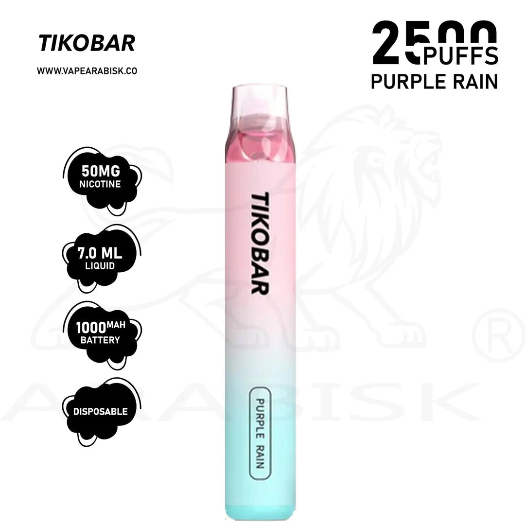 TIKOBAR LUX - Purple Rain 2500 Puffs 50mg TIKOVapes