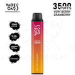 Load image into Gallery viewer, VAPES BARS GHOST PRO 3500 PUFFS 20MG - VERY BERRY CRANBERRY Vapes Bars
