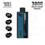 Load image into Gallery viewer, VAPES BARS GHOST PRO ELITE 7000 PUFFS 20 MG - ROCKY CANDY ORANGE Ghost
