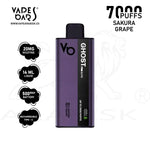 Load image into Gallery viewer, VAPES BARS GHOST PRO ELITE 7000 PUFFS 20 MG - SAKURA GRAPE Ghost
