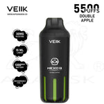 Load image into Gallery viewer, VEIIK MICKO Q 5500 PUFFS 30MG - DOUBLE APPLE VEIIK
