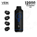 Load image into Gallery viewer, VEIIK TWIST 12000 PUFFS 50MG - BLUEBERRY ICE VEIIK
