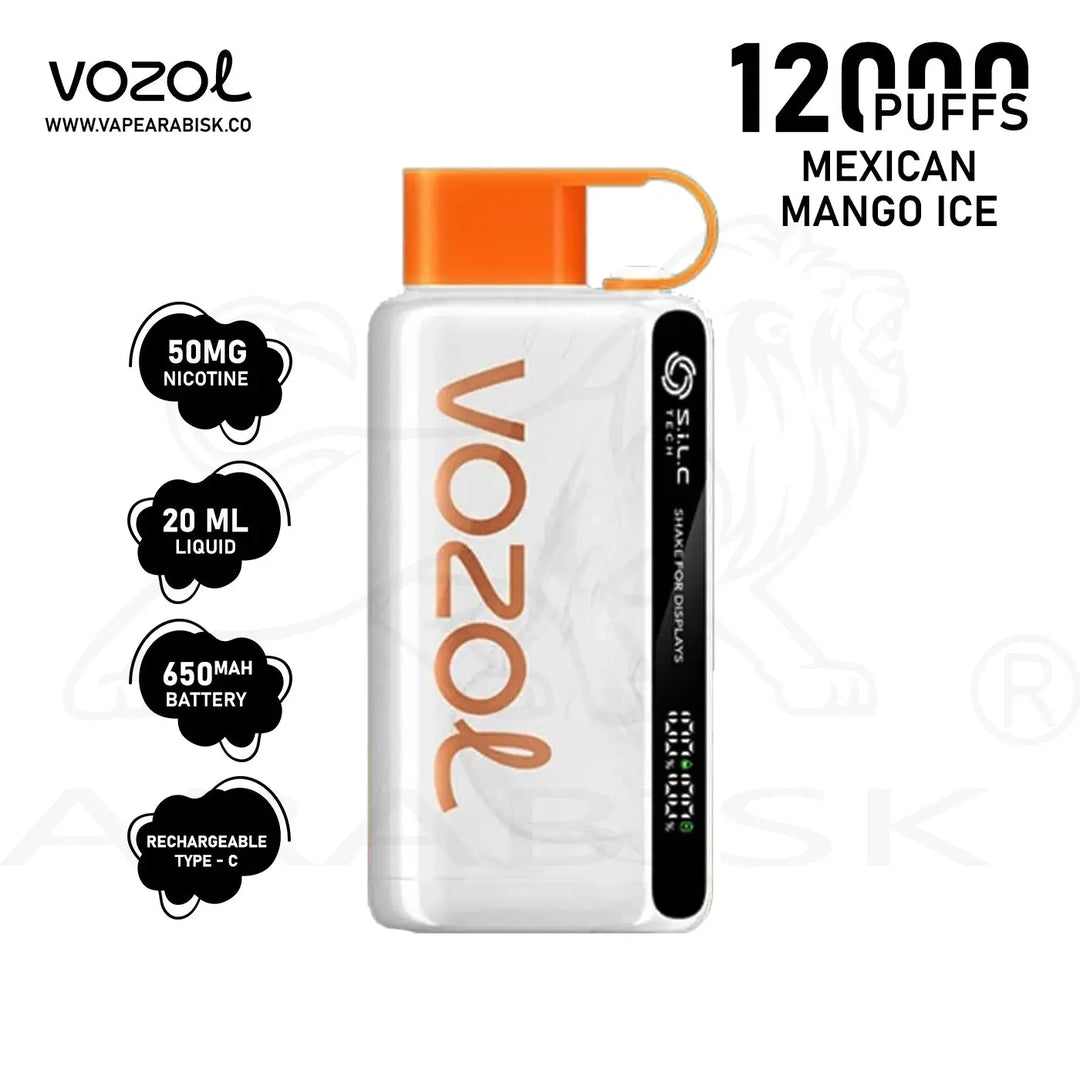VOZOL STAR 12000 PUFFS 50MG - MEXICAN MANGO ICE 