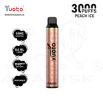 Load image into Gallery viewer, YUOTO LUSCIOUS 3000 PUFFS 50MG - PEACH ICE 
