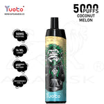 Load image into Gallery viewer, YUOTO THANOS 5000 PUFFS 50MG - COCONUT MELON YUOTO
