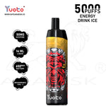 Load image into Gallery viewer, YUOTO THANOS 5000 PUFFS 50MG - ENERGY DRINK ICE YUOTO
