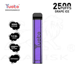Load image into Gallery viewer, YUOTO XXL 2500 PUFFS 50MG - GRAPE ICE Yuoto
