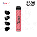Load image into Gallery viewer, YUOTO XXL 2500 PUFFS 50MG - RED WINE Yuoto
