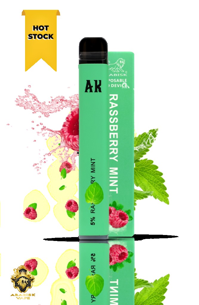 ARABISK AK - Raspberry Mint 900 Puf 50 Mili-gram Arabisk Vape