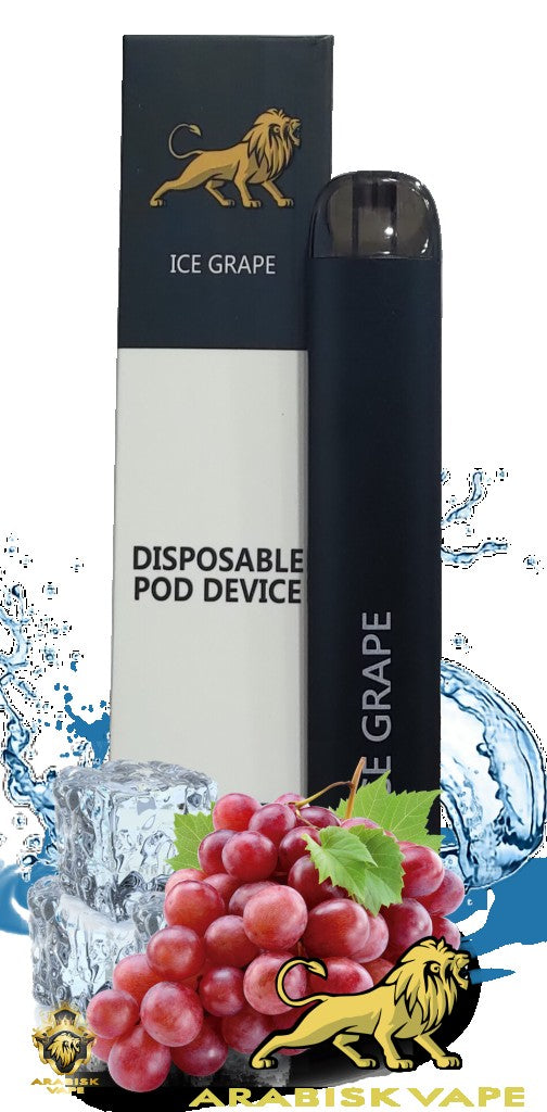 ARABISK Disposable Pod Device - Ice Grape 300 Puf 50 Mili-gram Arabisk Vape