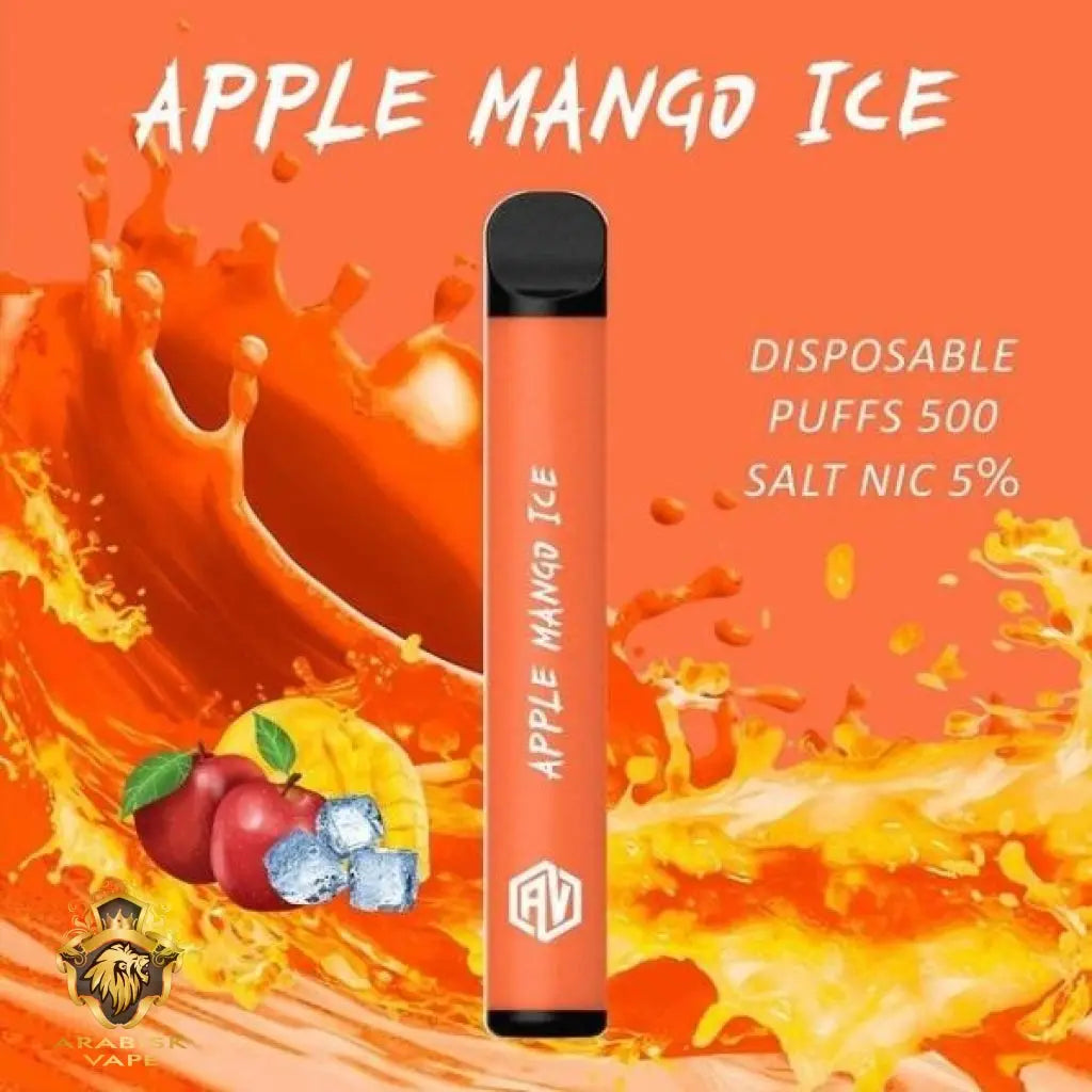 AV Disposable Device - Apple Mango Ice 500 Puffs 30mg AV