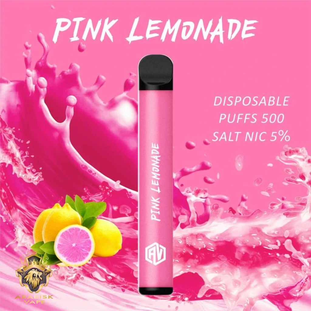 AV Disposable Device - Pink Lemonade 500 Puffs 30mg AV