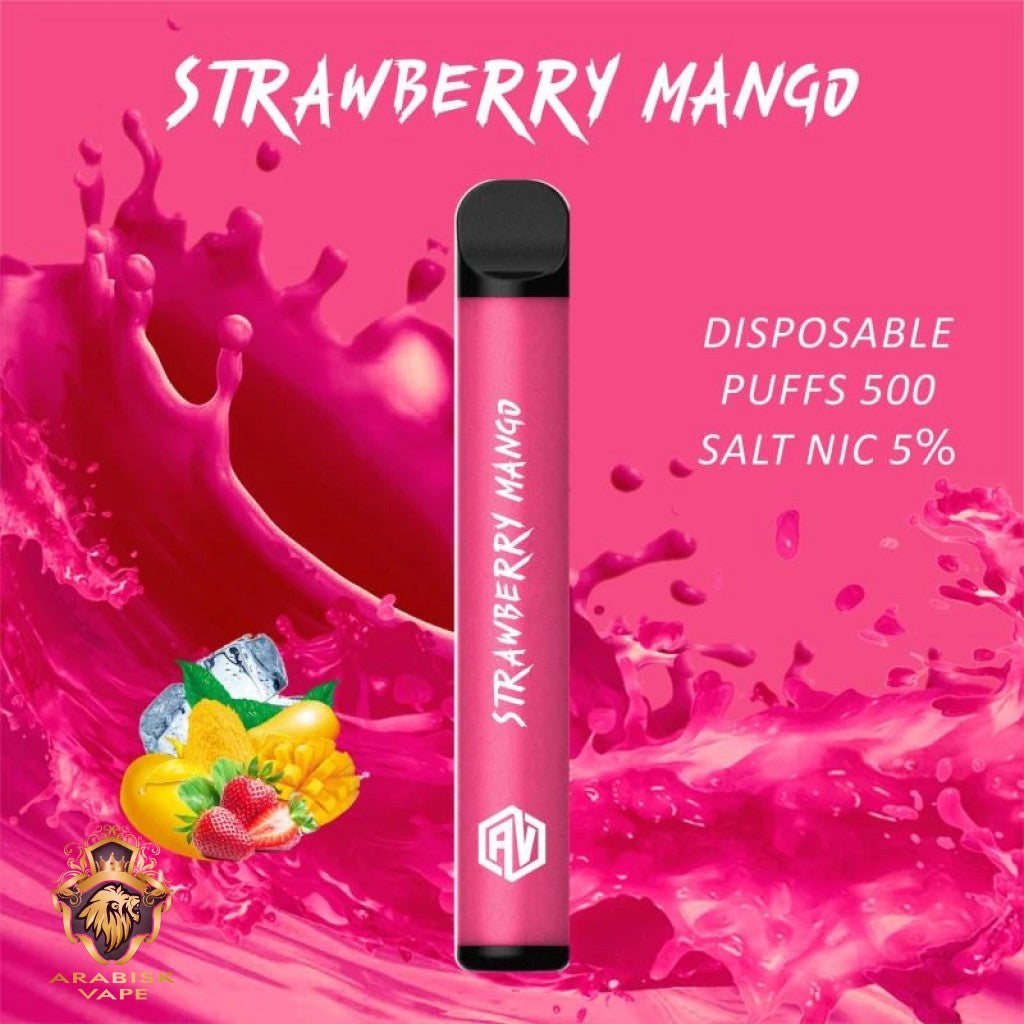 AV Disposable Device - Strawberry Mango 500 Puffs 30mg AV