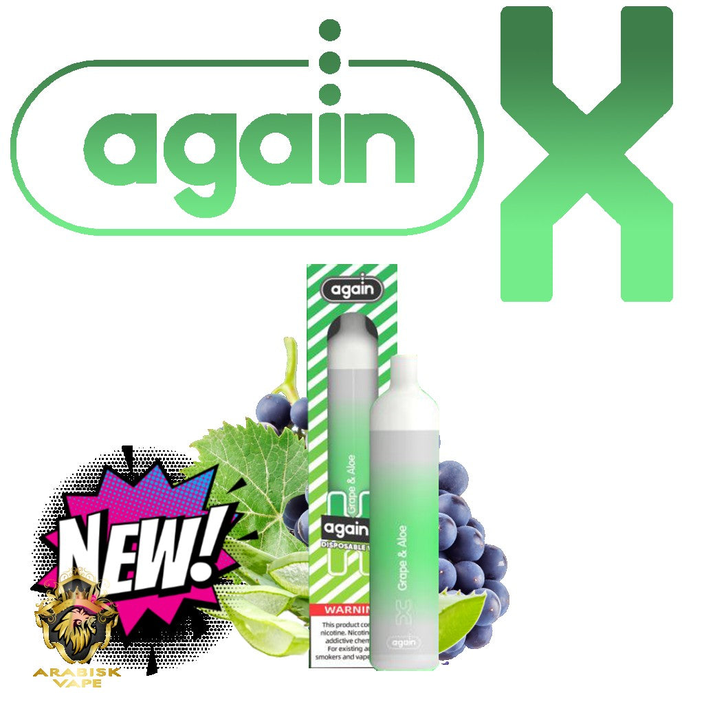 Again X - Grape & Aloe 3000 Puffs 50mg Again