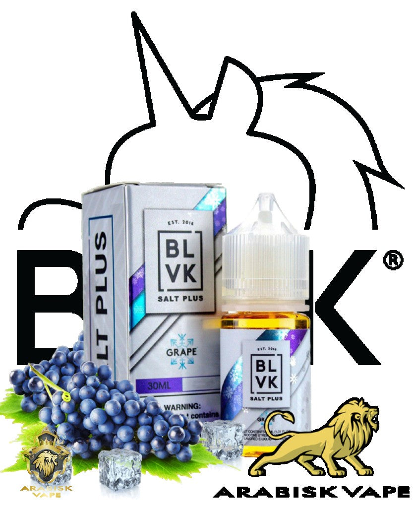 BLVK Salt Plus - Grape Ice 50mg 30ml BLVK