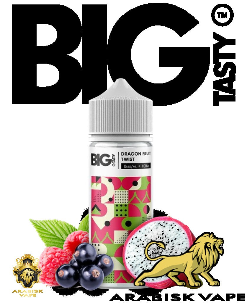 Big Tasty - Dragon Fruit Twist 120ml 3mg Big Tasty E-Liquid