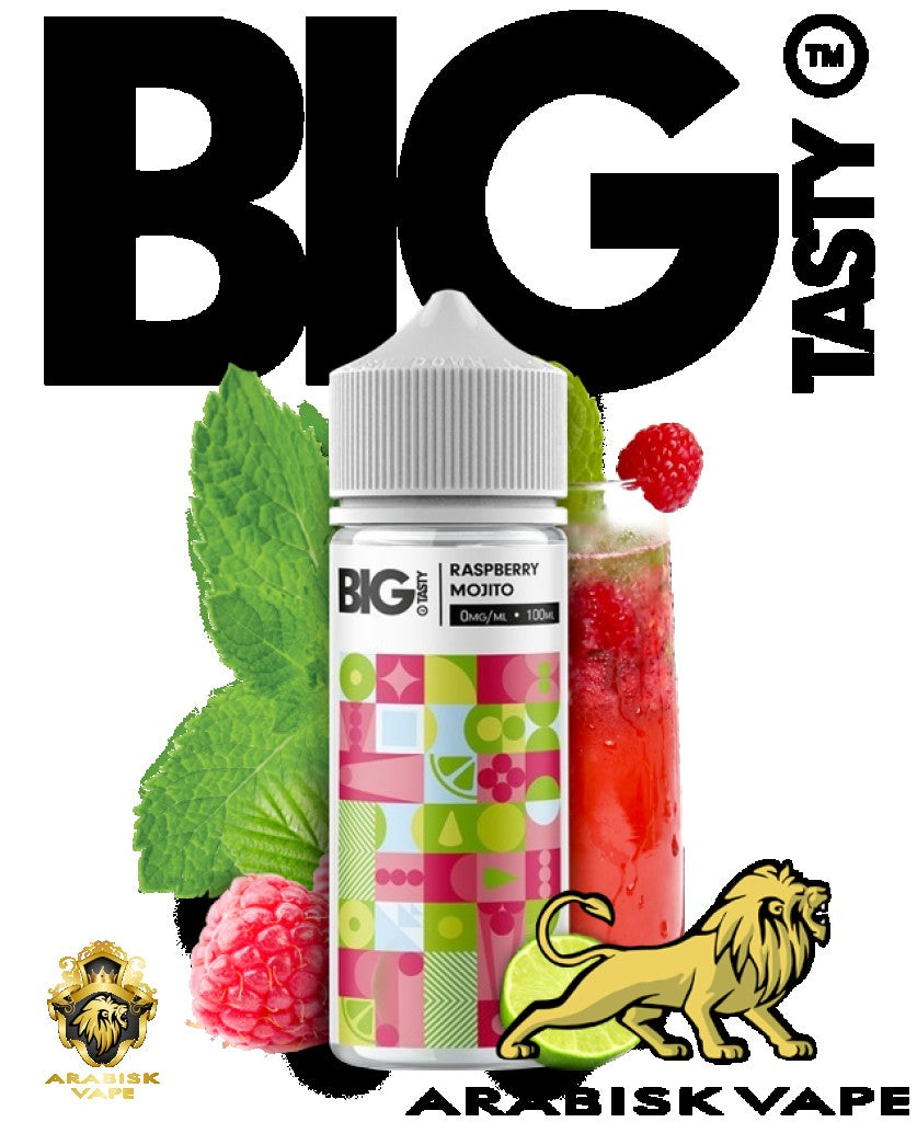 Big Tasty - Raspberry Mojito 120ml 3mg Big Tasty E-Liquid