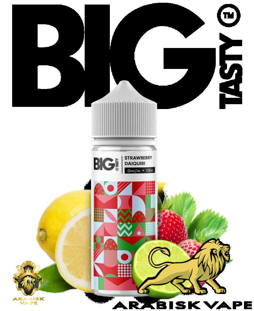 Big Tasty - Strawberry Daiquiri 120ml 3mg Big Tasty E-Liquid