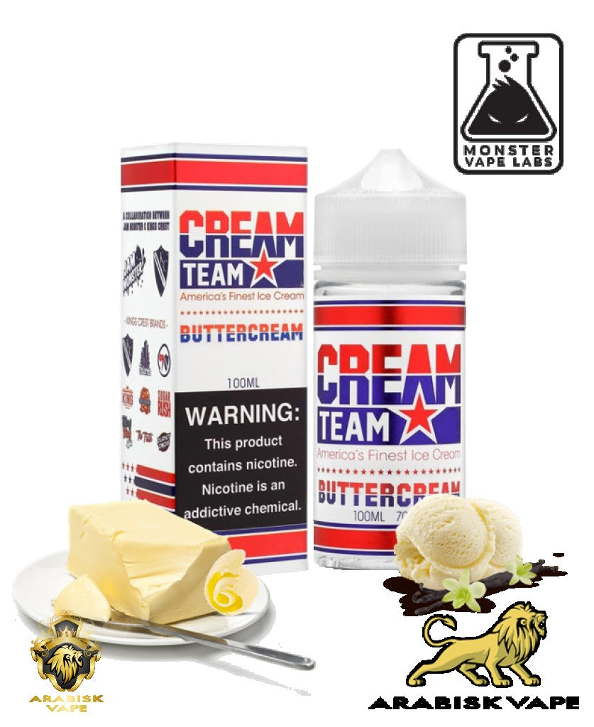 Cream Team - Buttercream 3mg 100ml Monster Vape Labs