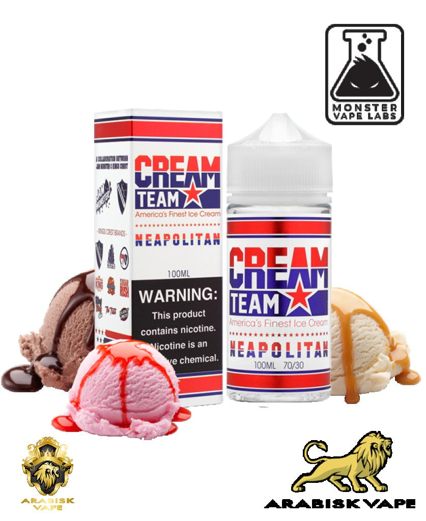 Cream Team - Neapolitan 3mg 100ml Monster Vape Labs
