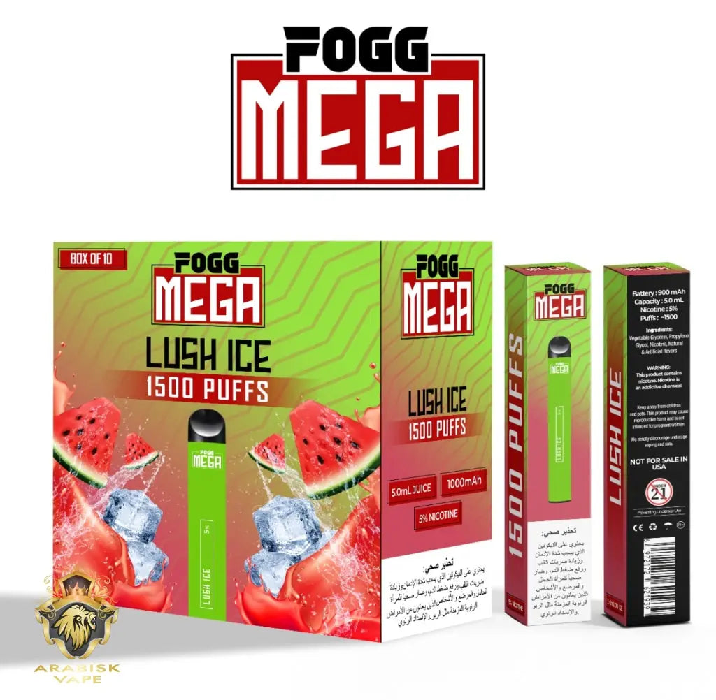 FOGG Mega - Lush Ice 50mg 1500puffs FOGG