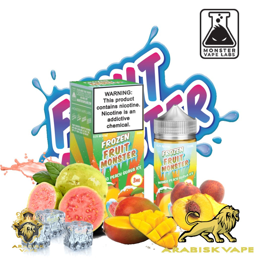 Frozen Fruit Monster - Mango Peach Guava Ice 100ml 0mg Monster Vape Labs