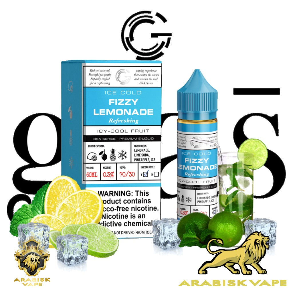 GlasVapor BSX Series - Fizzy Lemonade 3mg 60ml Glas