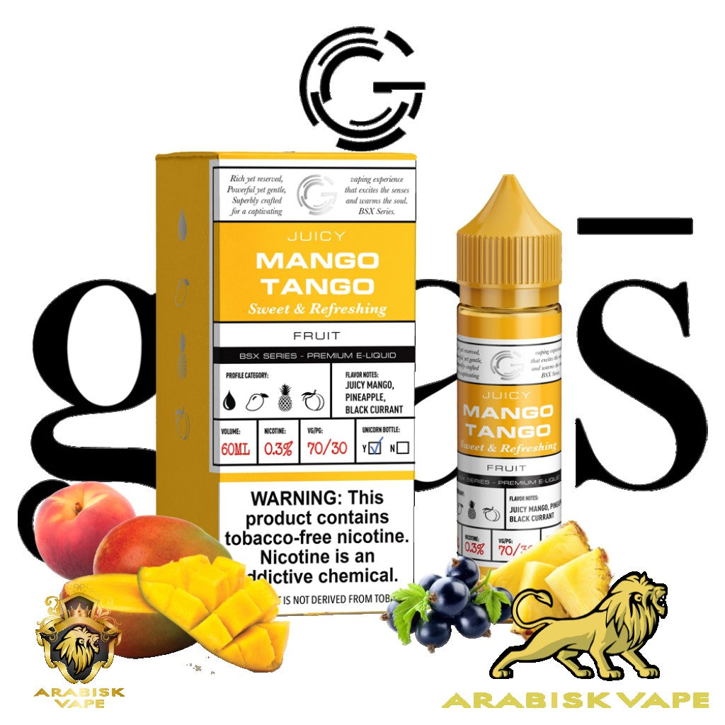 GlasVapor BSX Series - Mango Tango 3mg 60ml Glas
