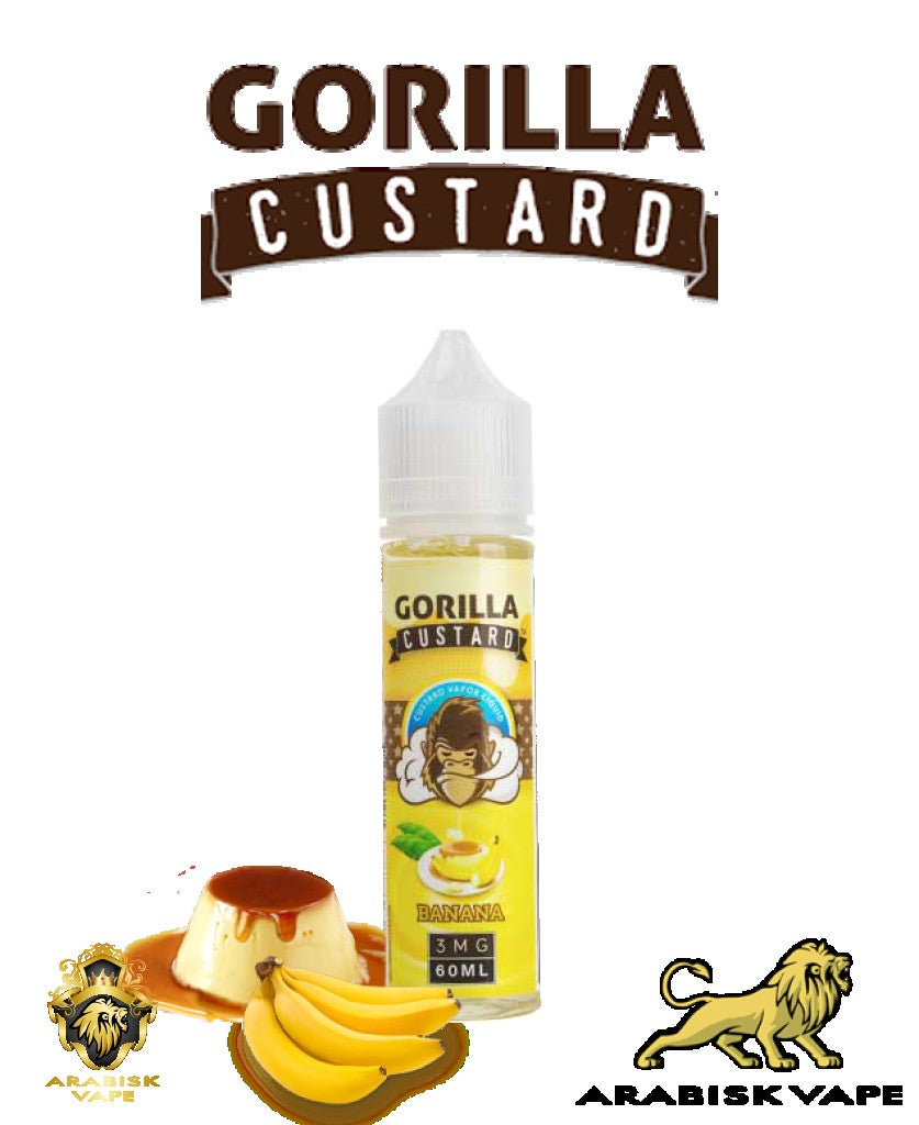 Gorilla - Banana Custard 3mg 60ml E&B