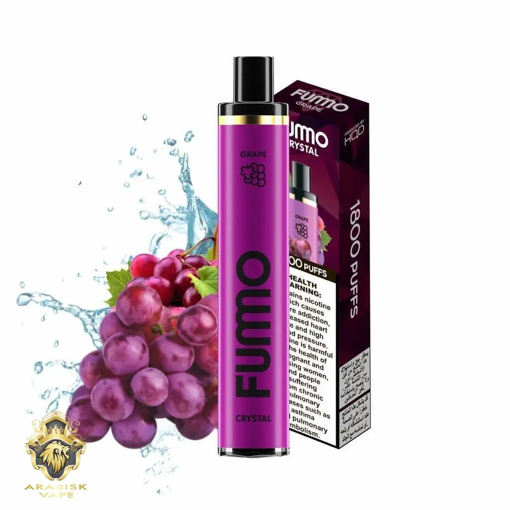 HQD FUMO Crystal - Grape 1800 Puffs 20mg HQD