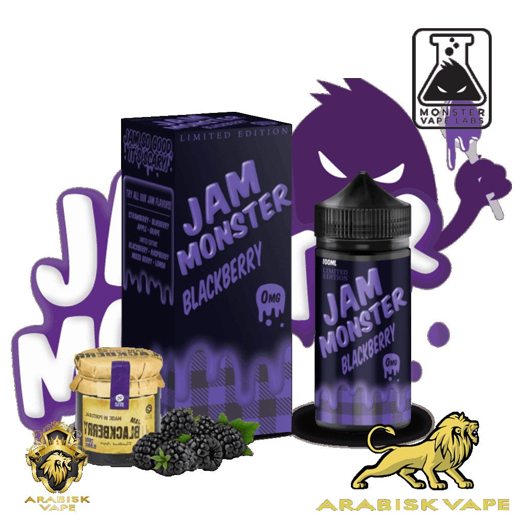 Jam Monster - Blackberry 0mg 100ml Monster Vape Labs