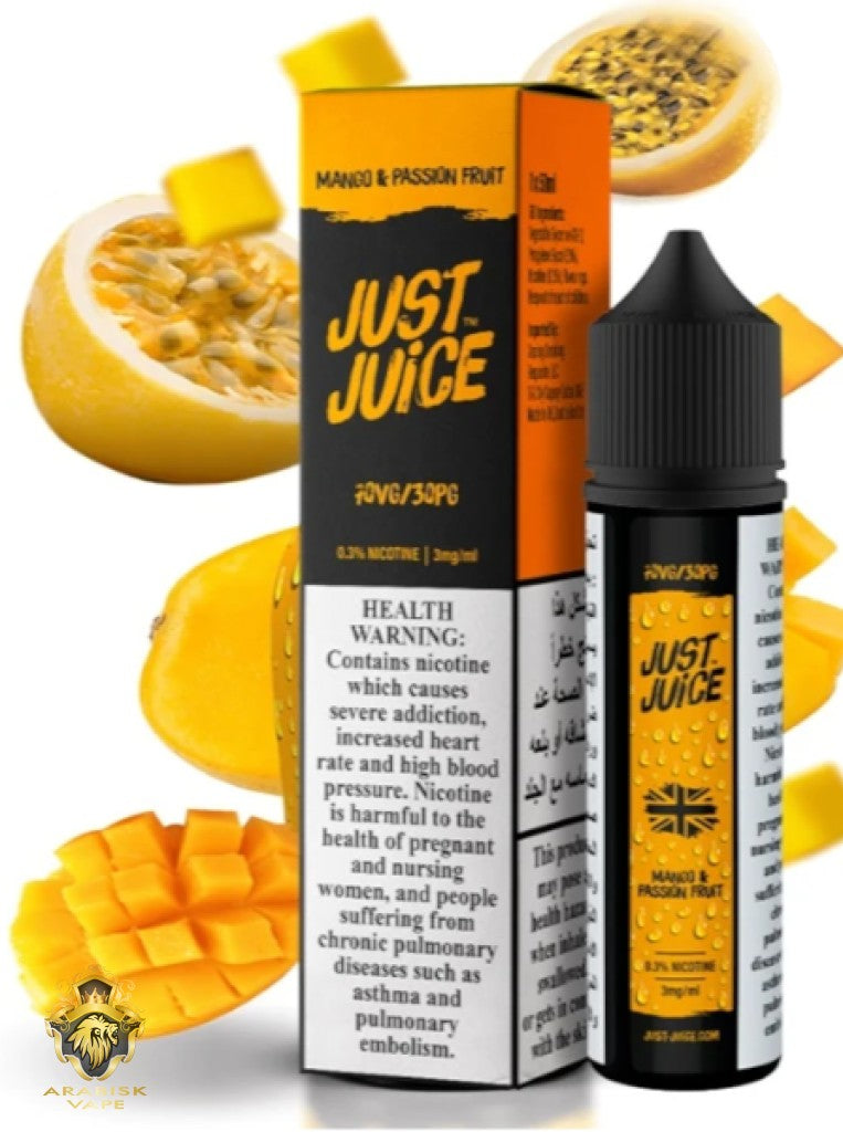 Just Juice Mixed Series  - Mango & Passion Fruit 3mg 50ml Just Juice