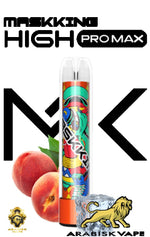 Load image into Gallery viewer, MASKKING High Pro Max - Peach Ice 1500 puffs 50mg MASKKING
