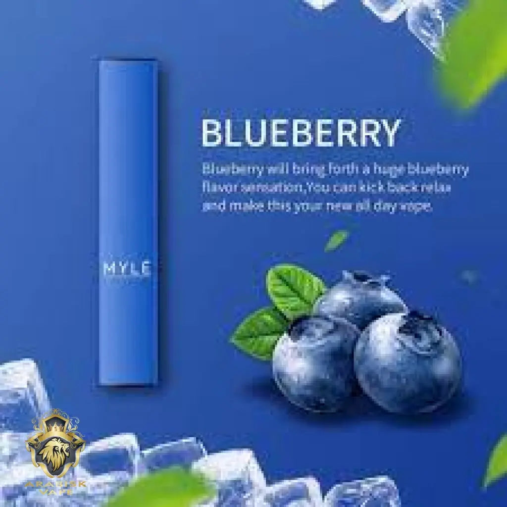 MYLE Disposable Device - Blueberry 1.2ml 300 Puffs 50mg MYLE