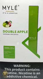 Load image into Gallery viewer, MYLE Disposable Device - Double Apple 1.2ml 300 Puffs 50mg MYLE