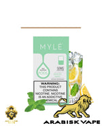 Load image into Gallery viewer, MYLE V4 Disposable Pods - Lemon Mint 0.9ml 50mg 240 puffs/pod (approx.) MYLE
