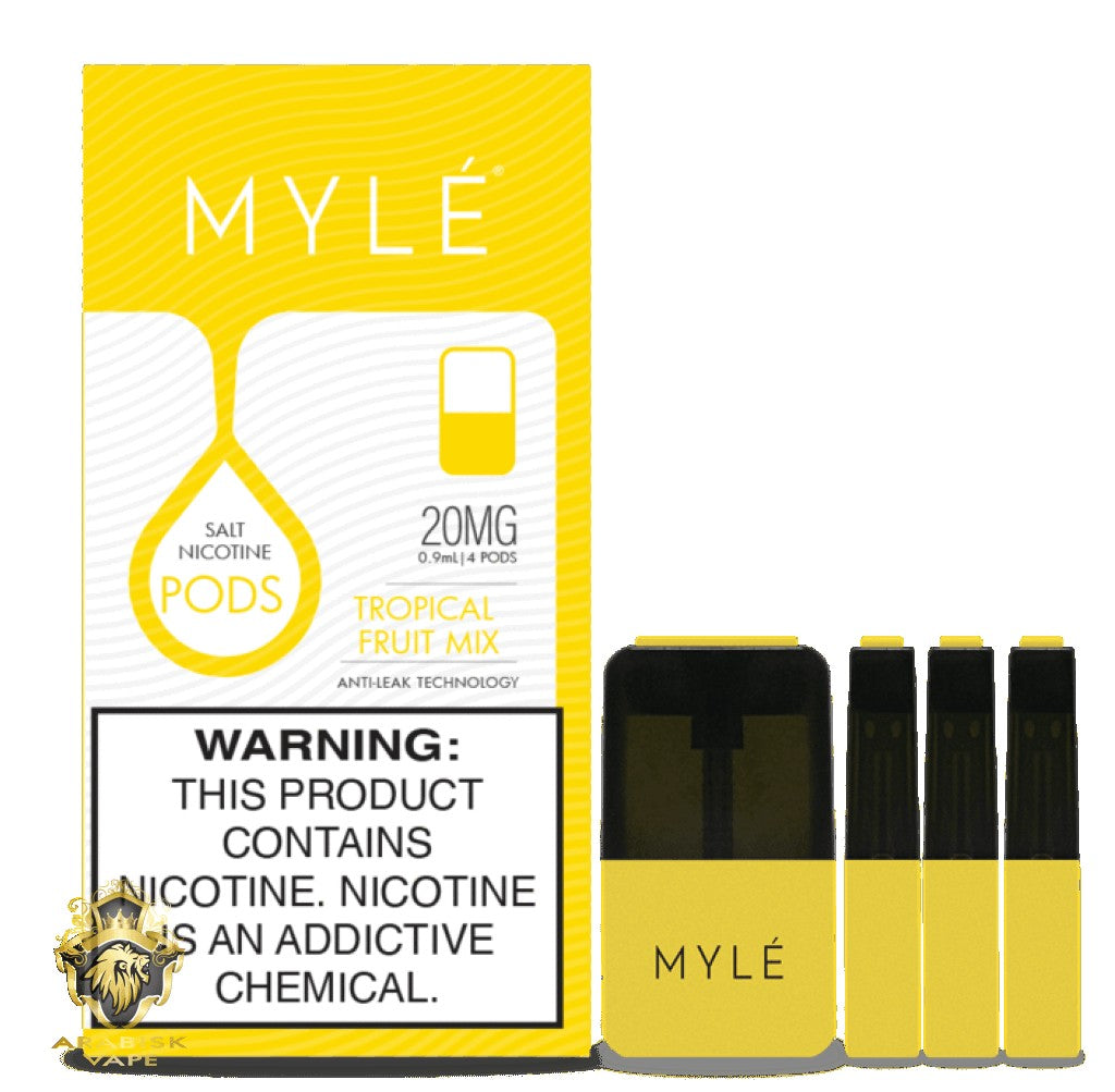 MYLE V4 Disposable Pods - Tropical Fruit Mix 0.9ml 50mg 240 puffs/pod (approx.) MYLE