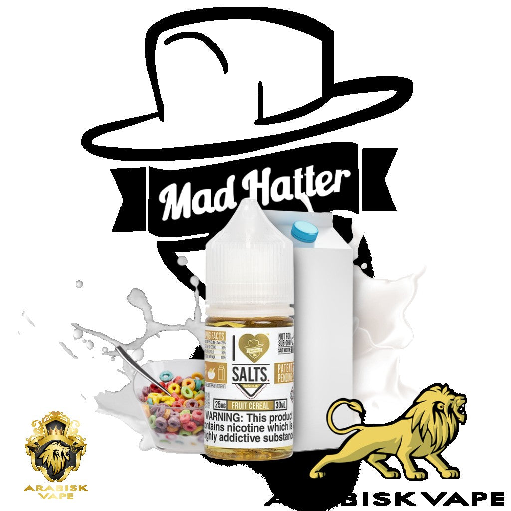 Mad Hatter Series I ❤ Salts - Fruit Cereal 25mg 30ml Mad Hatter Juice