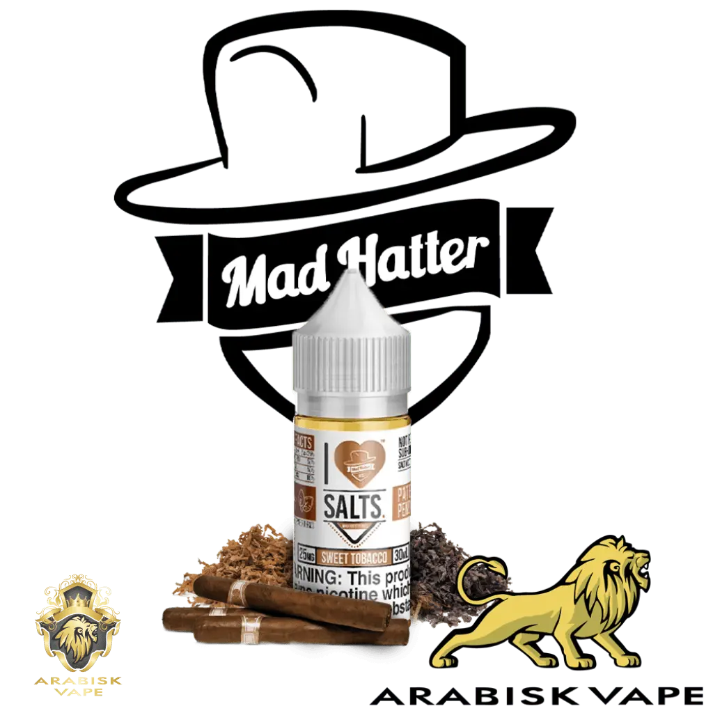 Mad Hatter Series I ❤ Salts - Sweet Tobacco 25mg 30ml Mad Hatter Juice