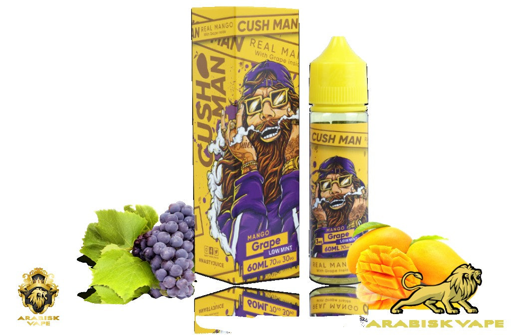 Nasty Cushman Series- Mango Grape 60ml 3mg Low Mint – Arabisk Vape