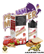 Load image into Gallery viewer, PB &amp; Jam Monster - Strawberry 0mg 100ml Monster Vape Labs