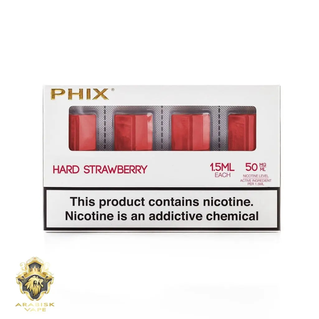 PHIX - Hard Strawberry Pods Pack 1.5ml/pc 50mg PHIX