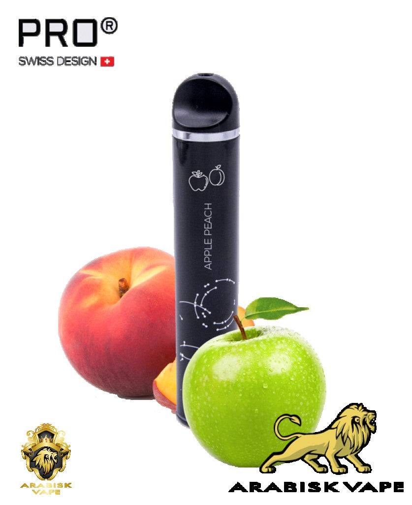 Pro Swiss Disposable - Apple Peach 1200 puff 20mg PRO