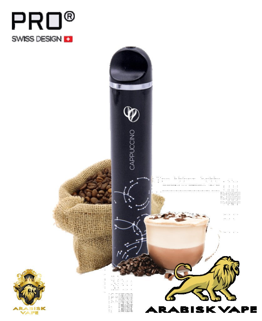 Pro Swiss Disposable - Cappuccino 1500 puff 20mg PRO
