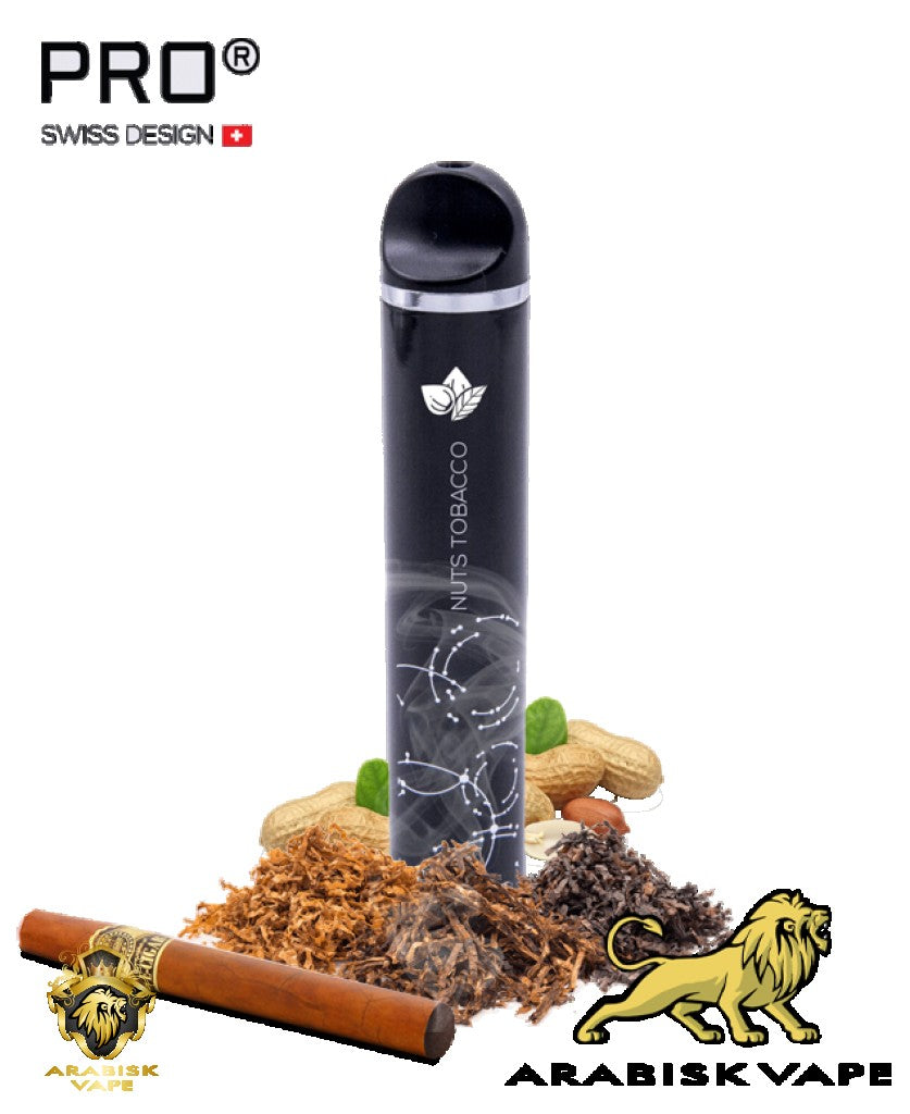Pro Swiss Disposable - Nuts Tobacco 1500 puff 20mg PRO