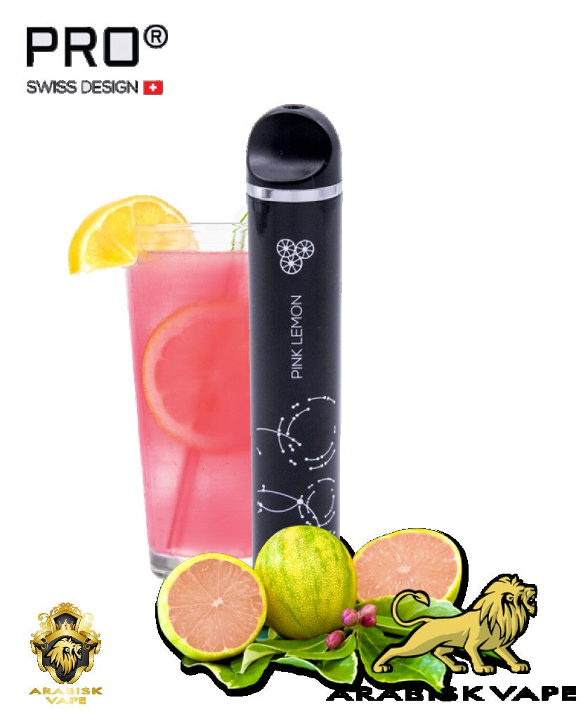 Pro Swiss Disposable - Pink Lemon 1200 puff 50mg PRO