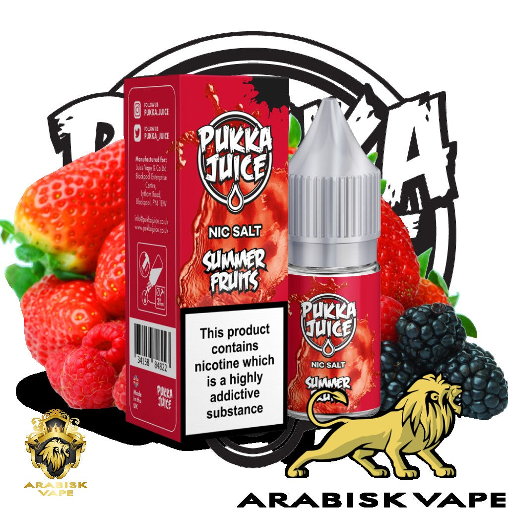 Pukka Salts - Summer Fruits 30ml 50mg Pukka Juice