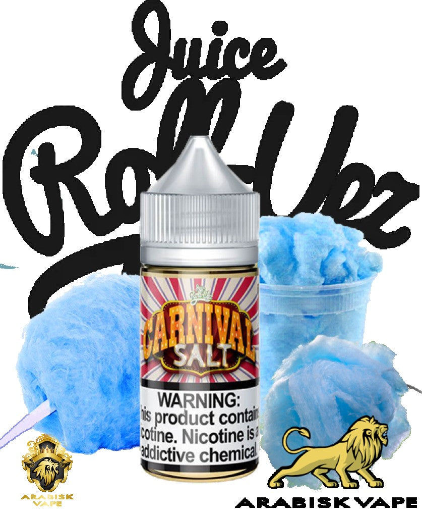 Roll-Upz Carnival Salt Series - Blue Cotton Candy 25mg 30ml Juice Roll-Upz