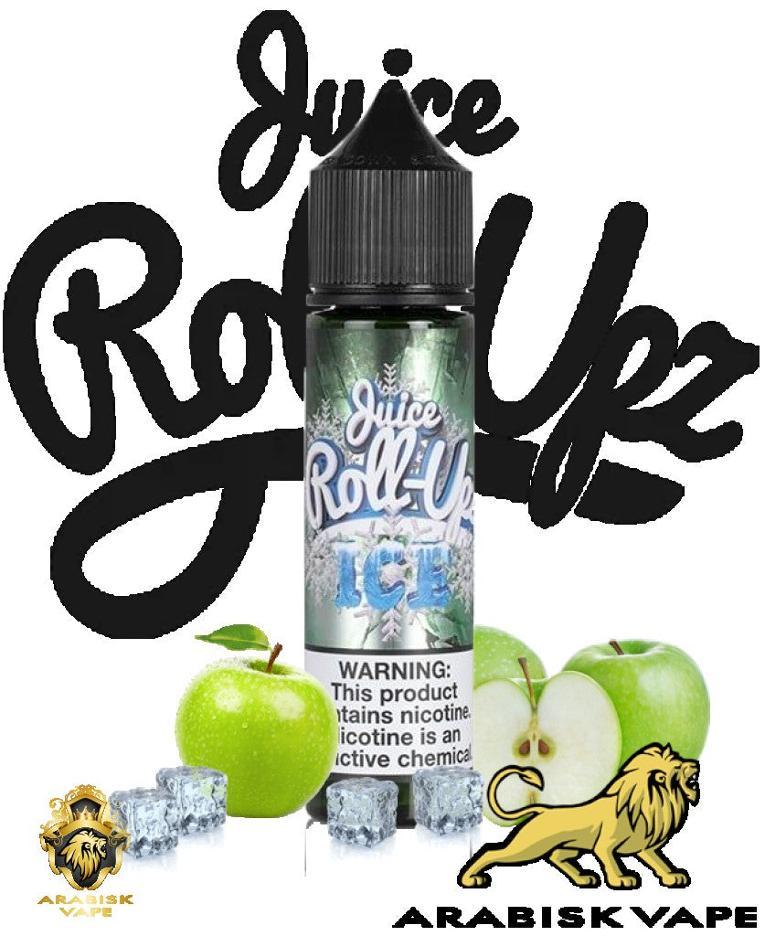 Roll-Upz Ice Series - Green Apple 3mg 60ml Juice Roll-Upz